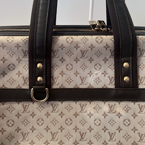 Louis Vuitton Light Tan Brown LV Josephine MG Canvas Handbag - Picture 10 of 17